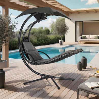 Подвесной шезлонг MEBEL ELITE REBECA Серый