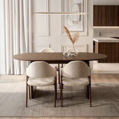 Стіл обідній MEBEL ELITE TINO 190*90 см Горіх