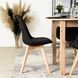 Стул MEBEL ELITE NEVEL, Ткань: Черный / Ножки: Дуб