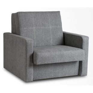 Крісло м'яке розкладне MEBEL ELITE MILAN 1 Сірий
