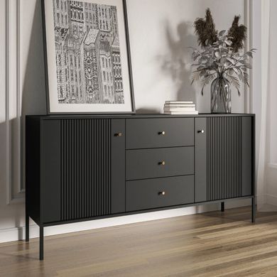 Комод MEBEL ELITE SOFT 2 Чорний