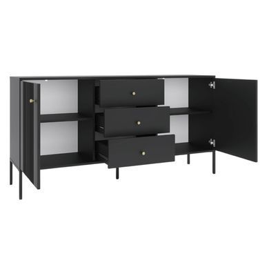 Комод MEBEL ELITE SOFT 2 Чорний