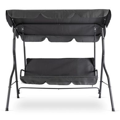 Садовая качель MEBEL ELITE RENO 180х110х158 см Серый