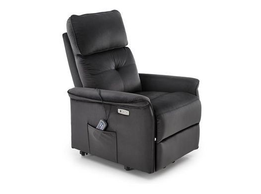 Крісло SEMIR 2 Чорний HALMAR