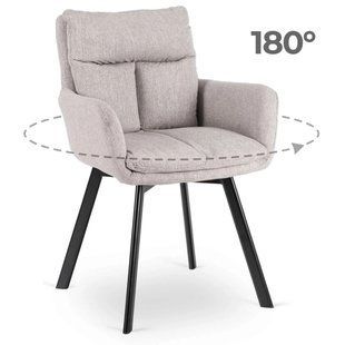 Обеденный стул поворотный MEBEL ELITE CORTADO Серый