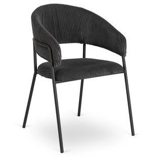 Стул MEBEL ELITE TINKA Velvet Черный