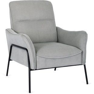 Кресло мягкое MEBEL ELITE ALBERTO ткань: серый