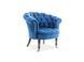 Кресло Philips Velvet Синий 87 х 78 см SIGNAL