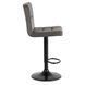 Барний стілець MEBEL ELITE NERO Welur Сірий