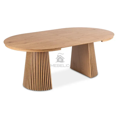 Стол раскладной круглый MEBEL ELITE ADRIEN 120(200)х120 см Дуб