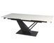 Стол INTARSIO FERNANDO CERAMIC 140(200)*90 бежевый/черный