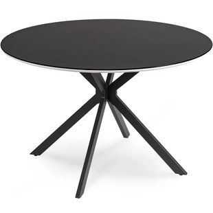 Стол круглый MEBEL ELITE ALLEN 120 см Черный