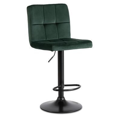 Барний стілець MEBEL ELITE NERO Welur Зелений