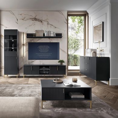 Комод MEBEL ELITE TORELLO Черный
