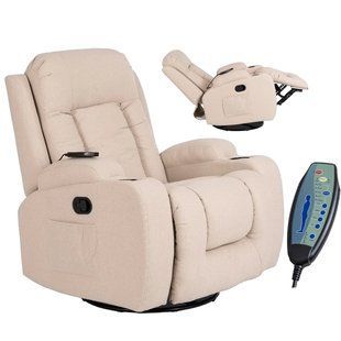 Масажне крісло MEBEL ELITE BOX 2 тканина: Бежевий