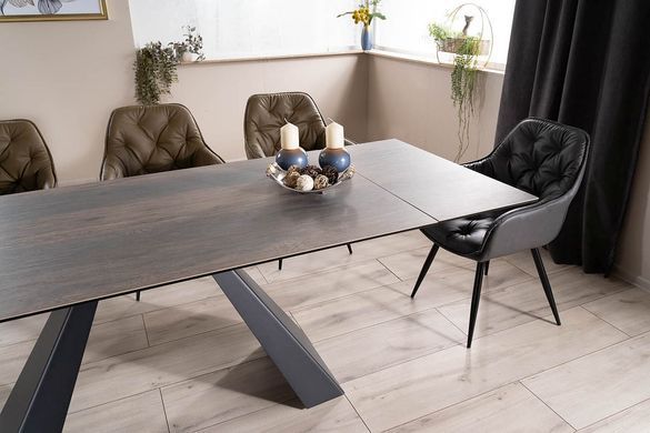 Стіл Salvadore Ceramic 180(260)X90 см Чорний Мат SIGNAL