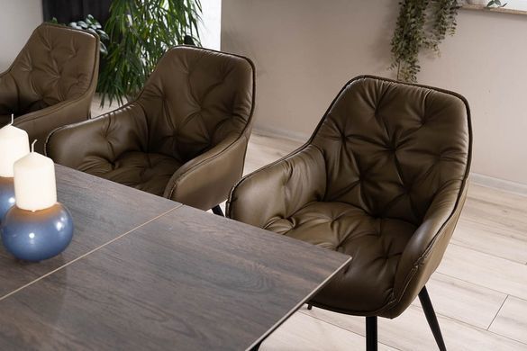 Стіл Salvadore Ceramic 180(260)X90 см Чорний Мат SIGNAL
