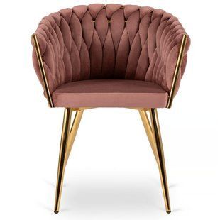 Обеденный стул MEBEL ELITE CAPI Welur Розовый