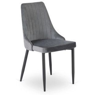 Обеденный стул MEBEL ELITE BARI Welur Серый