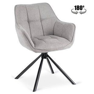 Обідній стілець поворотний MEBEL ELITE PEONY 2 Сірий