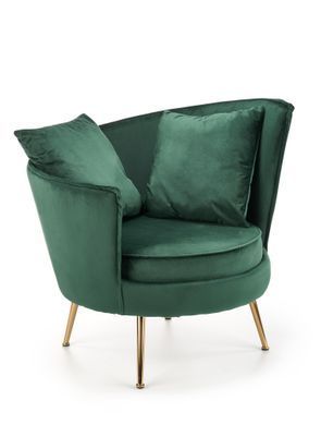 Кресло Almond Velvet Зеленый HALMAR