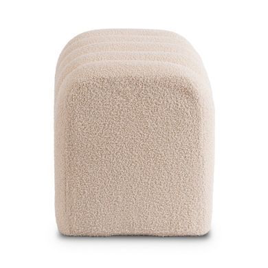 Пуф MEBEL ELITE KARBON Бежевий