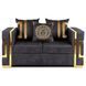 Диван MEBEL ELITE PALLAZO 2S Welur Черный