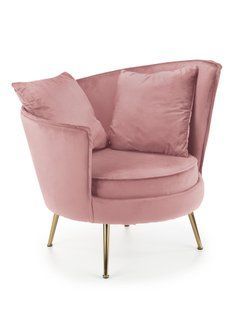 Крісло Almond Velvet Рожевий HALMAR