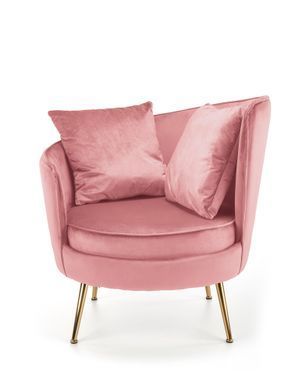 Кресло Almond Velvet Розовый HALMAR