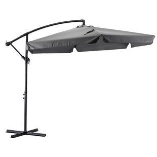 Садовый зонтик с чехлом MEBEL ELITE AKRON 255 см Серый