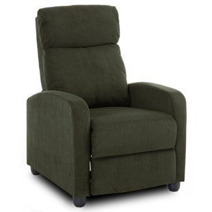 Кресло мягкое раскладное с реклайнером MEBEL ELITE DANNY Velvet Зеленый