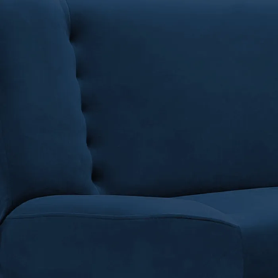 Розкладний диван MEBEL ELITE PIANO Welur Синій