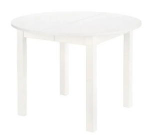 Стол кухонный раскладной MEBEL ELITE HARRY 102-142х102 см белый