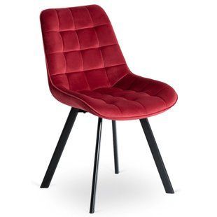 Стул бархатный MEBEL ELITE RICK Velvet Бордовый