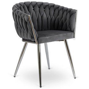 Обеденный стул MEBEL ELITE SORELLA Welur Серый