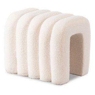 Пуф MEBEL ELITE PIKSEL Кремовый