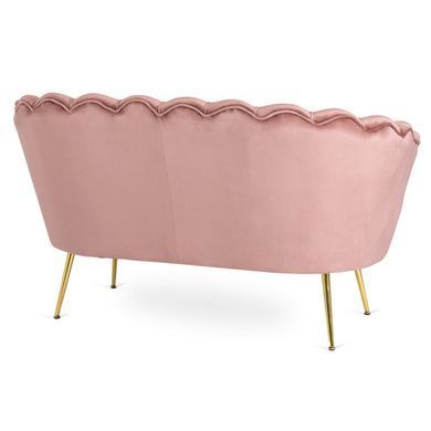 Диван MEBEL ELITE ZENDAYA Welur Розовый