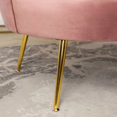 Диван MEBEL ELITE ZENDAYA Welur Розовый