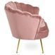 Диван MEBEL ELITE ZENDAYA Welur Розовый