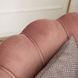 Диван MEBEL ELITE ZENDAYA Welur Розовый
